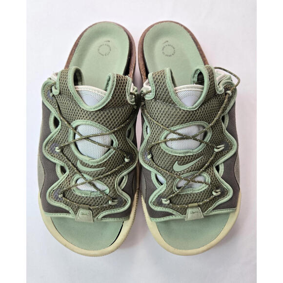 Nike Offline 2.0 Mule Olive Green Slip On Sandals Shoes CZ0332-200 Mens Size 12 - Picture 1 of 13